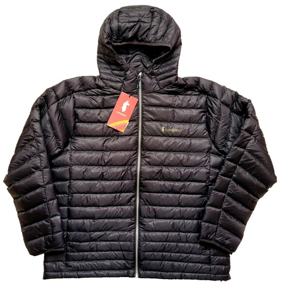 NWT Cotopaxi Fuego Black 800 Down Hooded Men's Packable Puffer Jacket XL - Picture 1 of 16